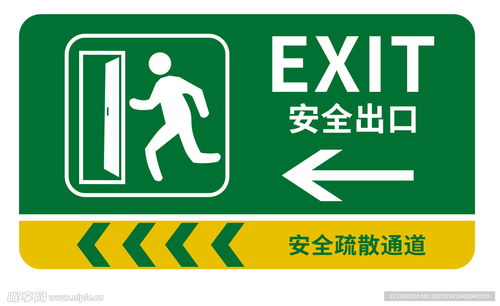 安全出口通道標識設(shè)計圖